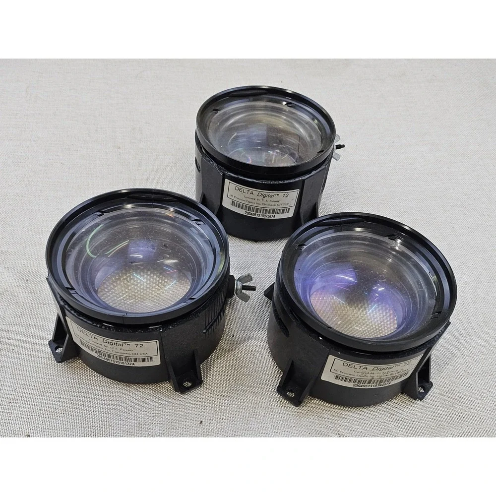DELTA Digital‎ 72 Lenses 3M Precision Optcs Inc Cincinnati OH USA Lot of 3